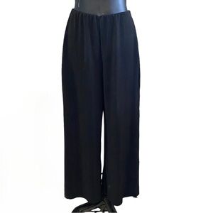 Jack by BB Dakota Black Accordion Wideleg Pants Size Medium